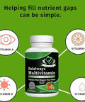 Halalways Multivitamin Certified Halal Multivitamin, Supplement Tablet With Vitamin A, Vitamin C, Vitamin D, Vitamin E And Zinc For Immune Health Support, B12, Calcium & More