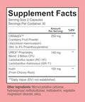 Sunergetic Premium Vaginal Probiotics For Women " Clinically Studied Lactobacillus Vaginal Probiotic With Prebiotic & Cranberry To Balance Ph Reduce Odor Urinary Tract Support & Feminine Health " 60 Capsules