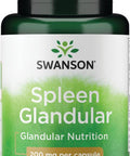 Swanson Raw Spleen Glandular 200 Milligrams 60 Capsules
