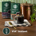 Starbucks VIA Instant Coffee, Light Roast Coffee, Veranda Blend, 100% Arabica, Single-Serve, 1 Box (50 Packets)