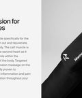 Hyperice Normatec Go Calf - Recovery System with Patented Dynamic Compression Massage Technology - Targeted Relief for Pain and Inflammation - FSA-HSA Approved