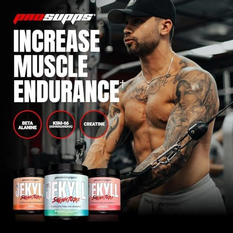 Prosupps L-Carnitine 3000 Stimulant Liquid Shots (Berry) Dr. Jekyll Signature Intense Focus Energy & Pumps Pre-Workout Powder (Blueberry Lemonade) Bundle