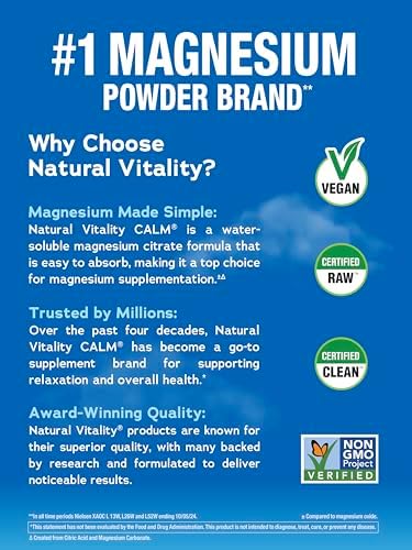 NATURAL VITALITY Original Calm Magnesium Drink Mix 8 OZ