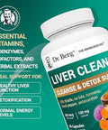Dr Berg Nutritionals Liver Cleanse Detox Capsules W/Unique Blend Of Milk Thistle Ox 60 Capsules