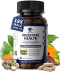 Lukaree Prostate Health Supplements For Men 18 In 1 Saw Palmetto With Pumpkin Seed & Nettle Advanced Dht Blocker Urinary Tract Health Support With Ashwagandha Reishi 60 Capsules