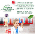 Lifeable Kids Calcium Magnesium Zinc Gummies Calcium With Vitamin D3 Great Tasting Calcium Supplements For Kids Calcium Gummies For Bone Health 90 Gummies