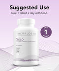 Theralogix Solo Multivitamin and Multimineral Supplement Without Iron 90Day Supply IronFree Multivitamin Support for Women and Men Vitamin D3 Vitamin C and B Vitamins NSF Certified 90 Tablets