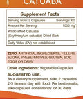Secrets of the Tribe Catuaba 120 Capsules, 1000 mg, Wildcrafted Catuaba (Erythroxylum catuaba) Dried Bark (120 Capsules)