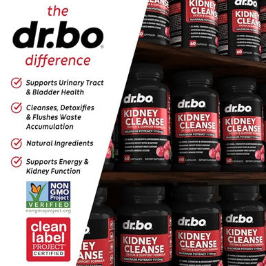 Dr Bo Kidney Cleanse Detox Support Supplement