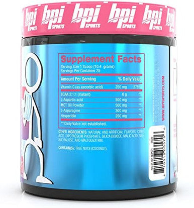 Bpi Sports Best Bcaa Pump Bcaa Powder Intra Workout Sports Drink With Branched Chain Amino Acids For Hydration & Recovery For Men & Women Candy Land 25 Servings