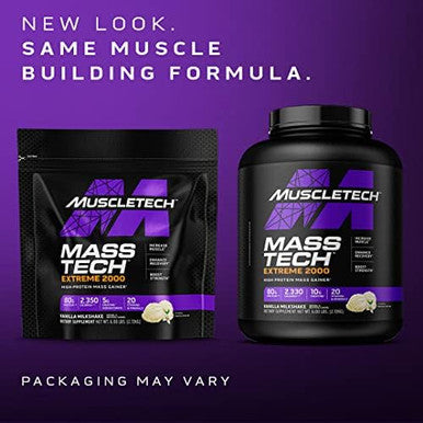 Muscletech Mass Gainer Masstech Extreme 2000 Muscle Builder Whey Protein Powder & Creatine Monohydrate Powder Celltech Creatine Post Workout Recovery Drink Muscle Builder