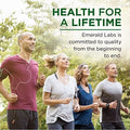 EMERALD LABS Vitamin D3+K2 (60 Caps) and Magnesium (120 Caps) Bone Health Heart Support and Sleep Support with Vitamin D VitalDelta MK7 and Pure Albion Magnesium GlutenFree