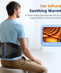 Comfytemp Cordless Heating Pad With Back Brace For Lower Back Fsa Eligible Hsa Portable Wireless Wearable Heated Rechargeable Lumbar Support Fathers Day Dad s 3 Heat 3 Timer 52""(No Massage)