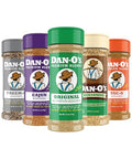 Dan-OÃƒÂ¢Ã¢â€šÂ¬Ã¢â€žÂ¢s All Star Seasoning Variety Pack ÃƒÂ¢Ã¢â€šÂ¬Ã¢â‚¬Å“ 5 Bottle Set ÃƒÂ¢Ã¢â€šÂ¬Ã¢â‚¬Å“ Original, Cheesoning, Preem-O, Cajun & Tac-O ÃƒÂ¢Ã¢â€šÂ¬Ã¢â‚¬Å“ All Purpose Spice Blends for Meat, Seafood & Veggies
