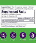 Paradise Herbs Milk Thistle Active Whole Spectrum Extract Super Potent Ultra Pure Vegan Non Gmo Gluten 120 Vegetarian Capsules
