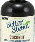 NOW Foods BetterStevia Coconut Zero-Calorie Liquid Sweetener, Keto Friendly, Suitable for Diabetics, No Erythritol, 2-Ounce