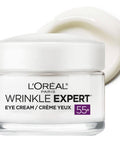 L'Oreal Paris Wrinkle Expert 55+ Anti-Wrinkle Eye Cream With Calcium Reduce Crow'S Feet 0.5 Oz