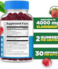 Lifeable Sugar Elderberry Gummies For Kids With Vitamin C And Zinc Kids Immune Support Supplement Great Tasting Elderberry Gummies Vegan Non Gmo Kosher Gluten 60 Gummies