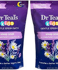 Dr. Teal'S Kids' Gentle Sleep Soak With Pure Epsom Salt & Melatonin (2 Pack 2Lbs Ea.) Coconut And Other Essential Oils Relieve Stress & Soothe The Body Hypoallergenic & Paraben
