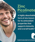 Bestvite Zinc Picolinate 50Mg (240 Vegetarian Capsules) - No Stearates - Vegan - Non Gmo - Gluten Free