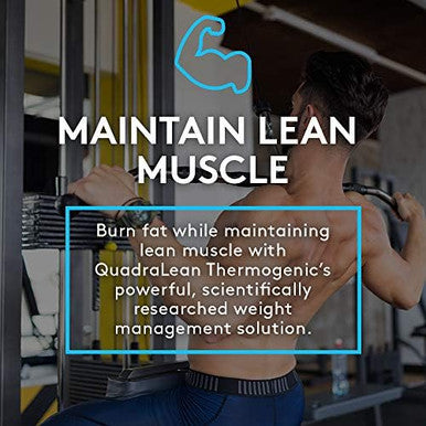 Rsp Nutrition Quadralean Thermogenic Fat Burner For Men & Women, Weight Loss Supplement, Crash-Energy, Metabolism Booster & Appetite Suppressant, Diet Pills, 60 Serv (Packaging May Vary)