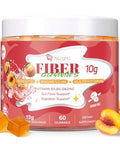 Migcopat 10G Fiber Gummies For Adults With Vitamins C D B3 B5 - Digestive & Gut Health Gummies With 30 Billion Cfu Probiotics Blend Inulin Acv Magnesium Zinc Support Digestive Health 60 Cts