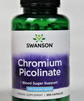 Swanson Chromium Picolinate - Natural Supplement - (200 Capsules 200mcg Each) (4 Pack)