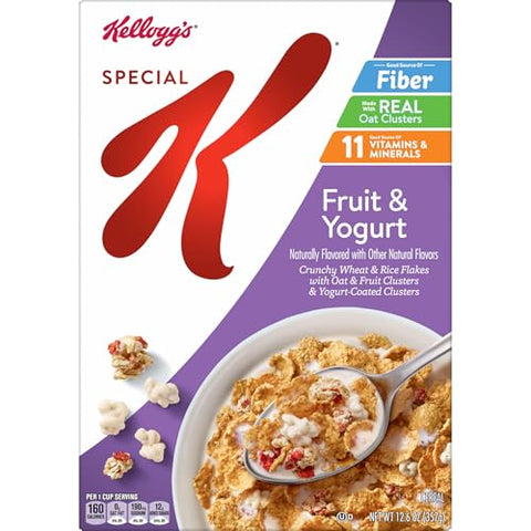 Kellogg's Corn Flakes Breakfast Cereal, Kids Cereal, Family Breakfast, Family Size, Original, 18oz Box (1 Box)