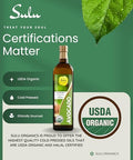 USDA Certified Organic Cold Pressed Unrefined Raw Avocado Oil - 16 fl.oz
