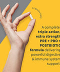 Garden Of Life Dr Formulated Probiotics 100 Billion Cfu Pre Pro Postbiotics - Extra Strength Digestive & Immune Support For Men And Women Potato Acacia Postbiotic Metabolites 30 Capsules