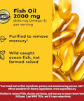 Nature Made Fish Oil Omega 3 Supplements 2000Mg Per Serving Softgels Omega 3 Fish Oil For Healthy Heart Support 250 Softgels 125 Day Supply