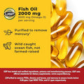 Nature Made Fish Oil Omega 3 Supplements 2000Mg Per Serving Softgels Omega 3 Fish Oil For Healthy Heart Support 250 Softgels 125 Day Supply