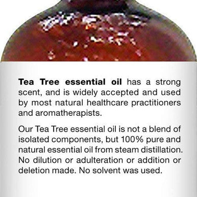 MAJESTIC PURE Tea Tree Essential Oil, Therapeutic Grade, Pure and Natural, for Aromatherapy, Massage, Topical & Household Uses, 4 fl oz (Pack of 2)