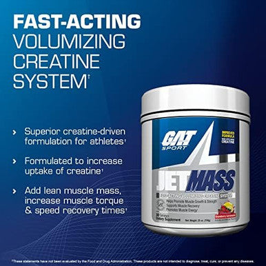Gat Sport Jetmass Factacting Volumizing Creatine System 30 Servings (Tropical Ice)