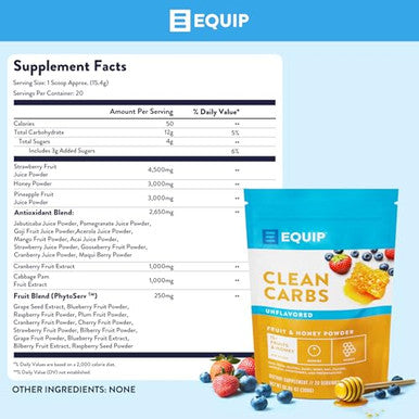Equip Foods Clean Carbs 20 Servings