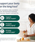 Metagenics PhytoMulti Multivitamin 20+ Essential Vitamins and Minerals with Phytonutrients Supports Healthy Aging Cellular Health Energy and Immune Function NonGMO and GlutenFree 60 Capsules