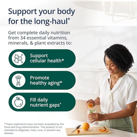 Metagenics PhytoMulti Multivitamin 20+ Essential Vitamins and Minerals with Phytonutrients Supports Healthy Aging Cellular Health Energy and Immune Function NonGMO and GlutenFree 60 Capsules