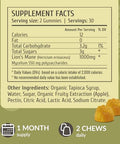 Herbamama Lion'S Mane Gummies - 1000Mg Lion'S Mane Mushroom For Brain Clarity Support - Vegan Non-Gmo Focus Supplement For Adults - 60 Pectin-Based Apple-Flavored Chews