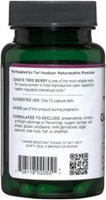 Vitanica Chaste Tree Berry Extract Vitex Chasteberry Supplement for Women Hormone Balance and Menstrual Cycle Support Non-GMO Vegan 2 Month Supply 60 Capsules