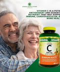 Vitamin C 500mg Tropical Fruit Flavor 200 Count Tablets Chewable Vitamin C Dietary Supplement + 7 Day Pill Organizer Included (Pack of 2)