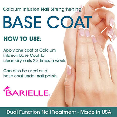 Barielle Calcium Infusion Nail Strengthening Base Coat .47 Oz.