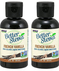 Now Foods BetterStevia Liquid Extract (French Vanilla) - 2 oz. 2 Pack