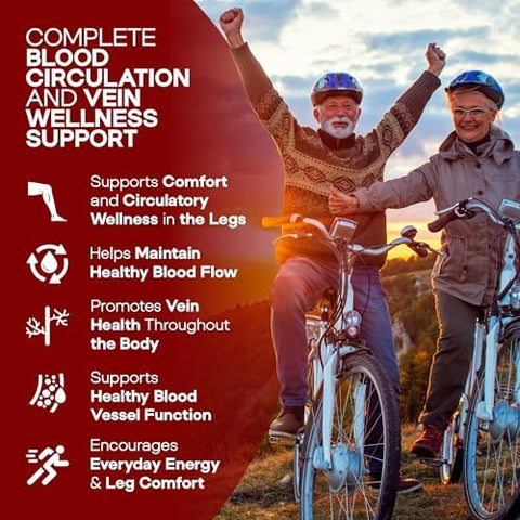 Herbame Blood Circulation Supplement 120 Capsules Supports Leg Vein Heart Vessels And Cardiovascular Health With Niacin Larginine Ginger Cayenne Pepper Hawthorn Diosmin Blood Flow Pills