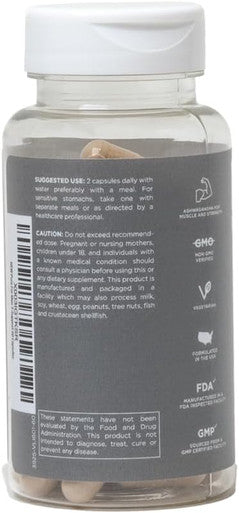 Pure For Men T-Support Supplement Vegetarian Total Support For Men With Maca, Vitamin D, & Ashwagandha, Muscle Health Endurance, Strength, Focus, & Energy Support 60 Capsules
