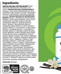 Orgain Organic Plant Based Protein Powder Vegan Nongmo Gluten 1 Count Packaging May Vary (Vanilla Bean 2.74 Pound)