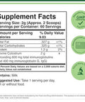Double Wood Supplements Bovine Colostrum Powder For Women And Men For Gut Health 120 Grams