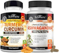 Extra Strength Ashwagandha Capsules (2 Month Supply) Plus Turmeric Curcumin With Black Pepper Extract 1500Mg Complex (Trial Size)