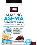 Force Factor Amazing Ashwa Complete Calm Support With Ksm66 Ashwagandha 60 Soft Chews
