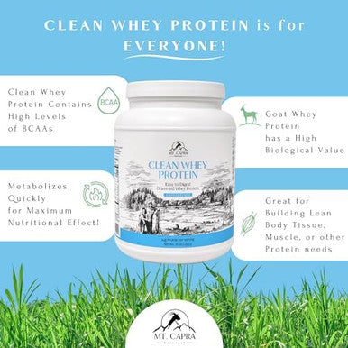 Mt. Capra Clean Whey Protein + Capra Mineral Whey Bundle