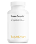 Supersmart Green Propolis 1200mg Per Serving Standardized to 5 Total Phenolic Acids 0.5 Artepillin C Immune System Booster Supplement Non GMO Gluten Free 90 Vegetarian Capsules